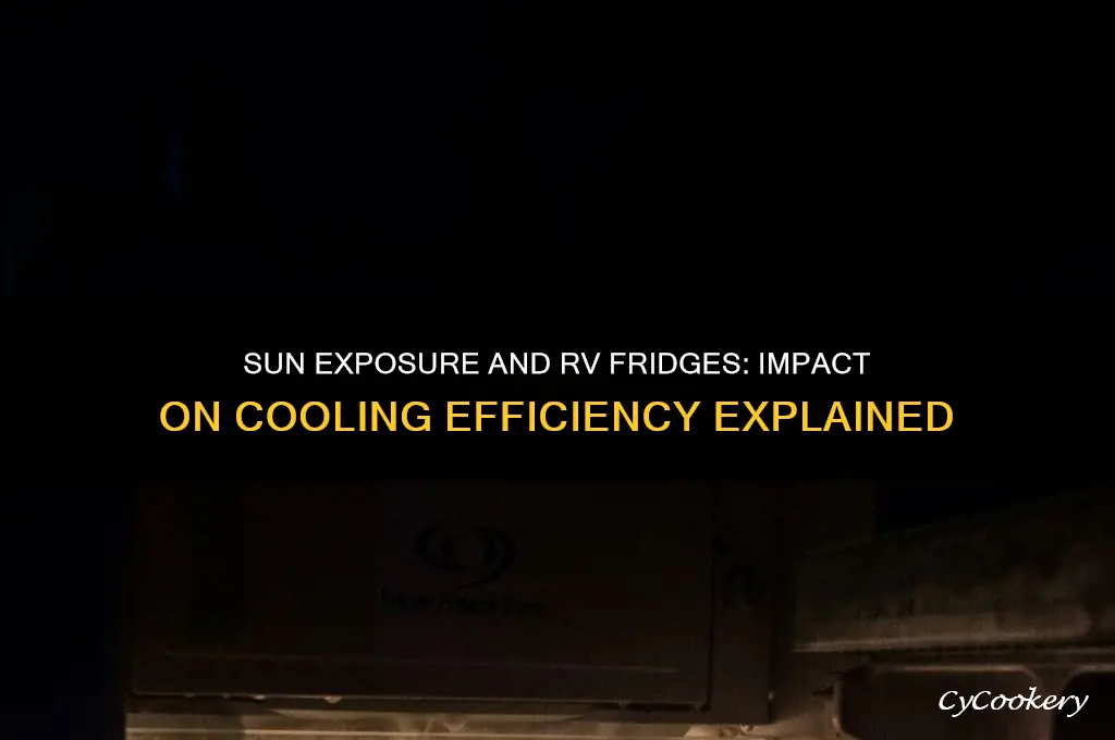 does sitting in sun affect rv refrigerator