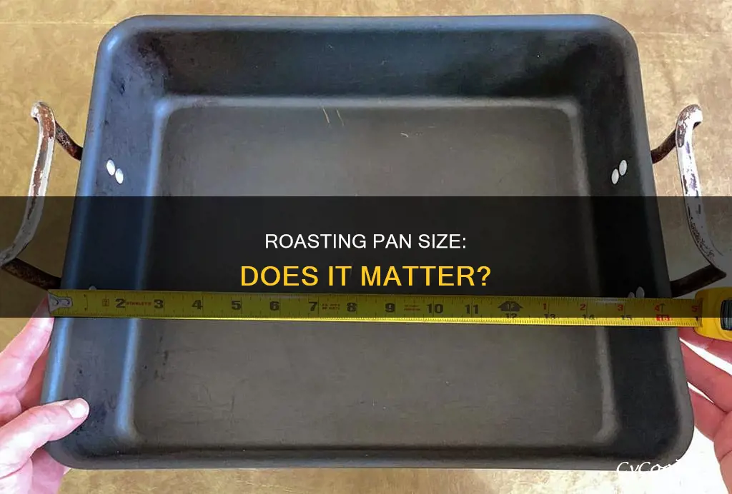 does size of roasting pan matter