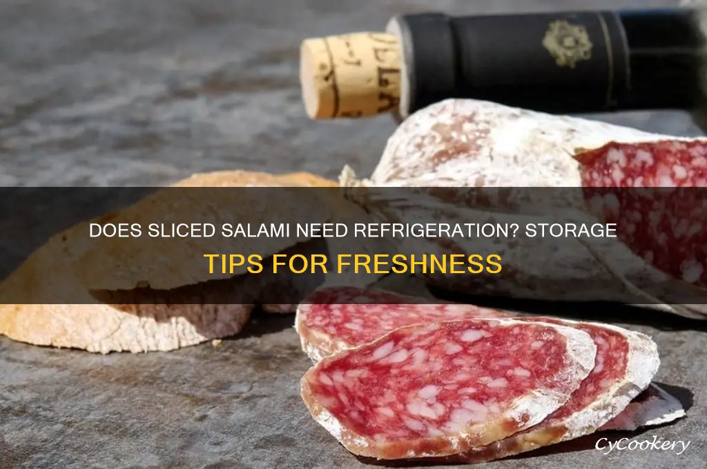does sliced salami have to be refrigerated