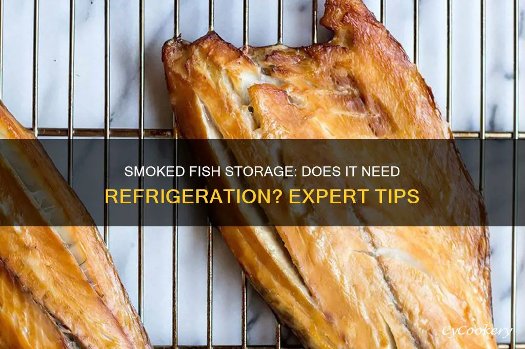 does smoked fish have to be refrigerated