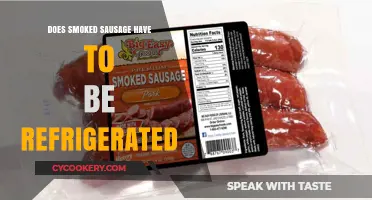 Does Smoked Sausage Need Refrigeration? Storage Tips and Safety Guide