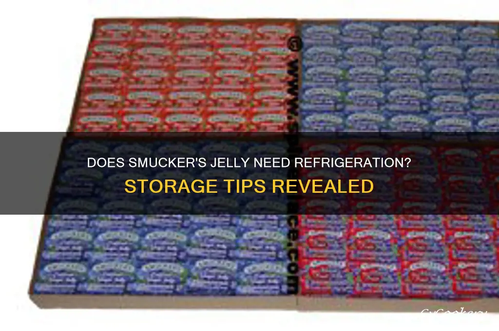 does smuckers jelly have to be refrigerated