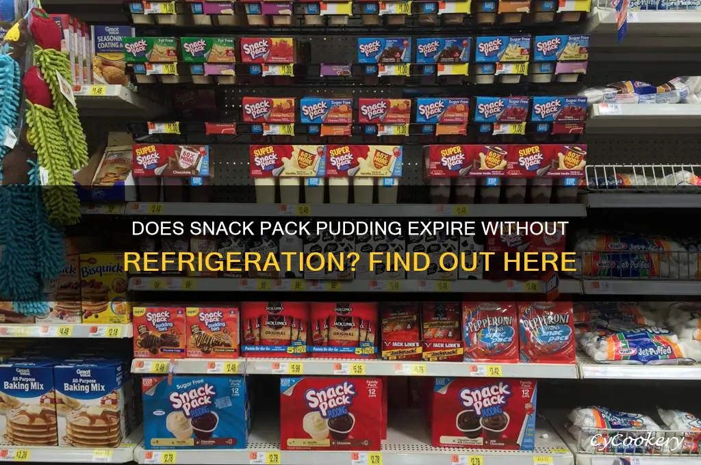 does snack pack pudding go bad if not refrigerated