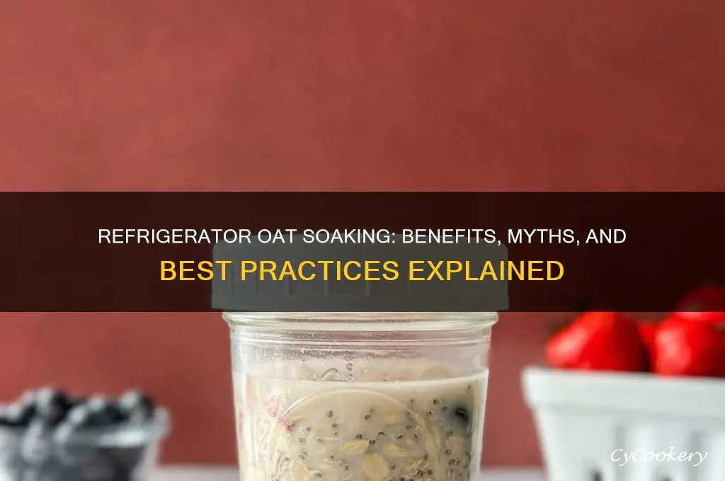 does soaking oats in the refrigerator help