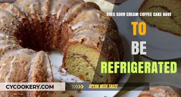 Should Sour Cream Coffee Cake Be Refrigerated? Storage Tips Revealed