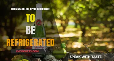 Should Sparkling Apple Cider Be Refrigerated? Storage Tips Revealed