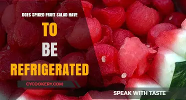 Refrigerating Spiked Fruit Salad: Essential or Optional for Freshness?