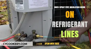Does Spray Pipe Insulation Effectively Insulate Refrigerant Lines?