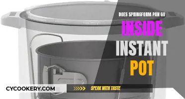 Springform Pan: Instant Pot Compatible?