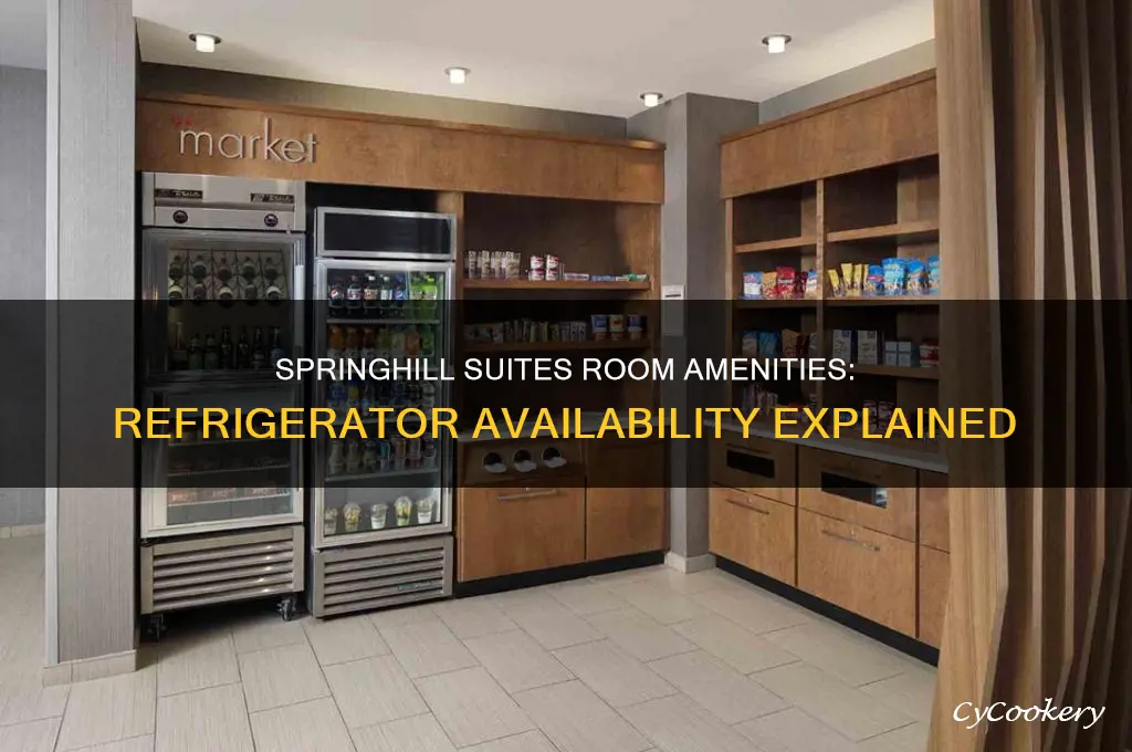 does springhill suites have refrigerator in room