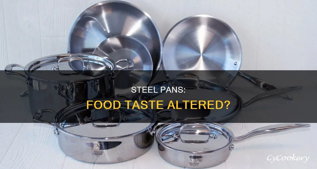 does stainless steel pans put taste in food