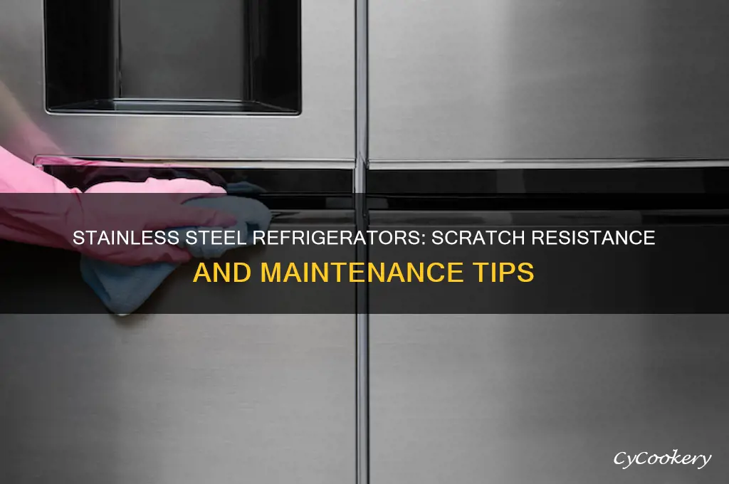 does stainless steel scrath easily on refrigerator