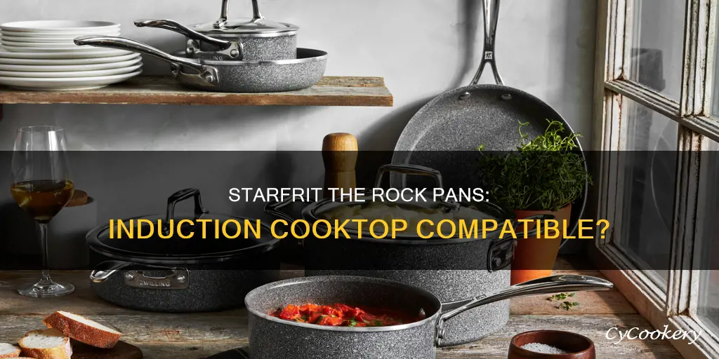 does starfrit the rock pans work with induction cooktops