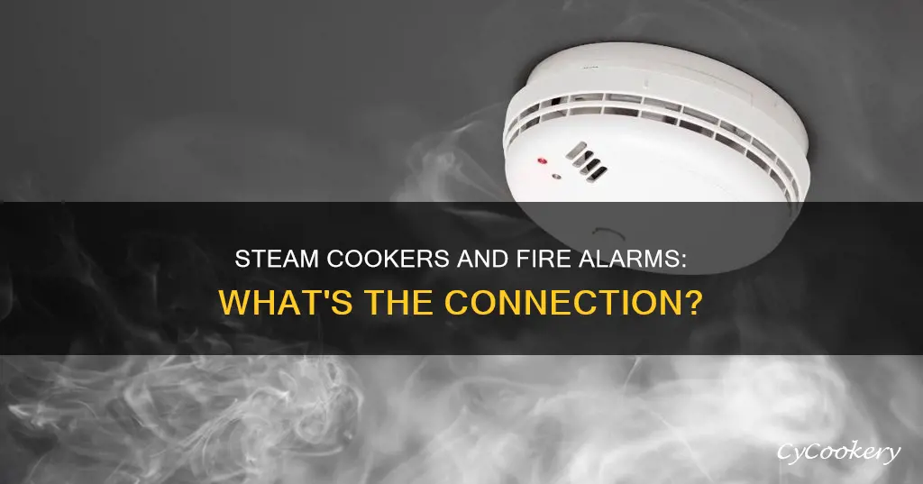 does steam cooker fire alarm