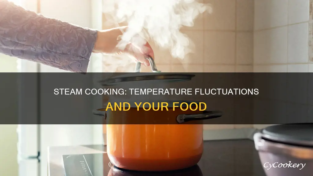 does steam cooking temperature flucuate