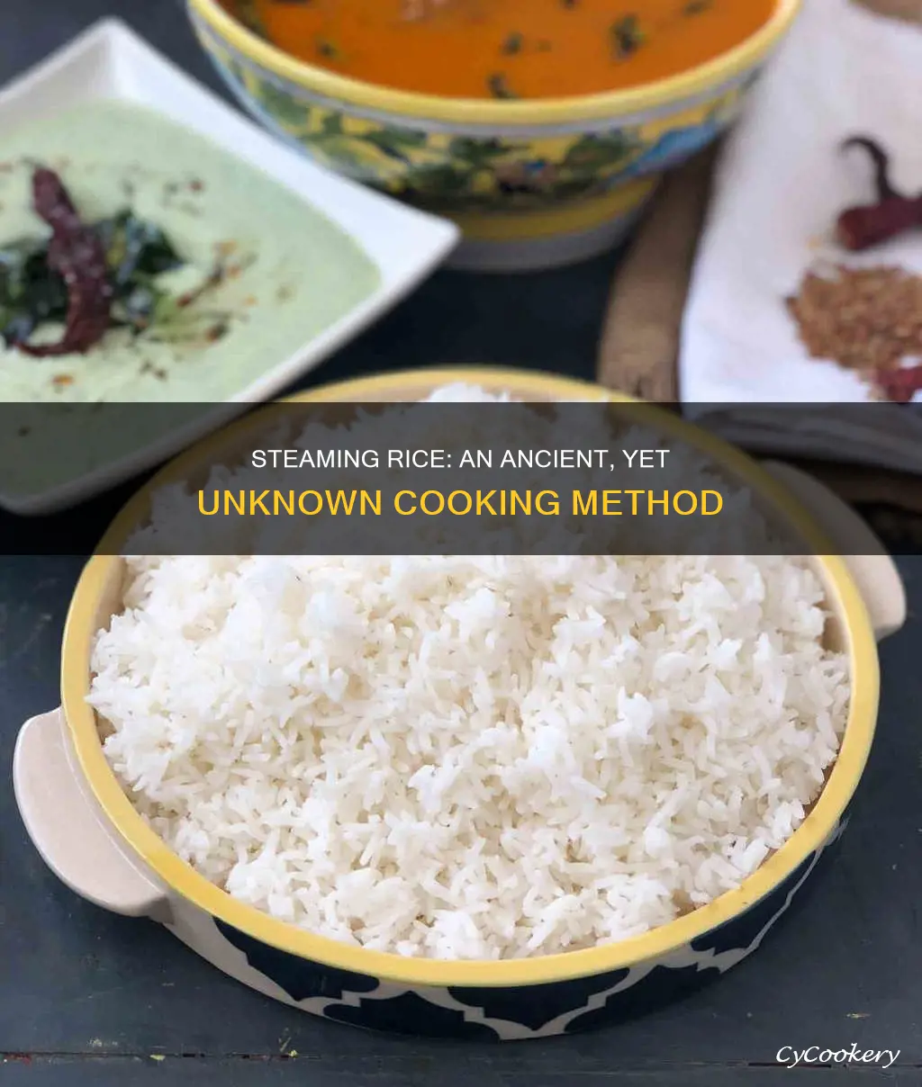 does steaming method for cooking rice is also known