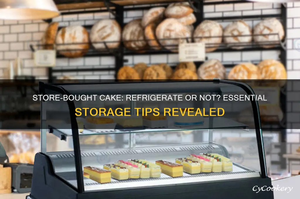 does store made cake have to be refrigerated
