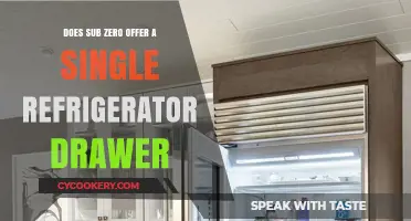 Does Sub-Zero Offer a Single Refrigerator Drawer? Find Out Here