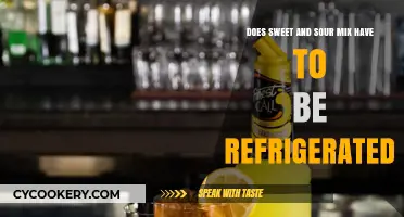 Refrigerating Sweet and Sour Mix: Necessary or Optional?