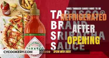 Does Tabasco Sauce Need Refrigeration After Opening? The Truth Revealed