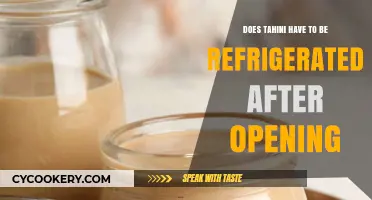Should You Refrigerate Tahini After Opening? Storage Tips Revealed