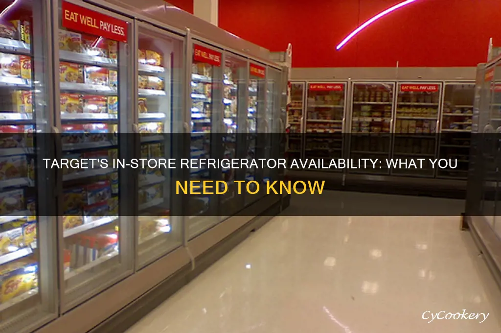 does target have any refrigerators in store