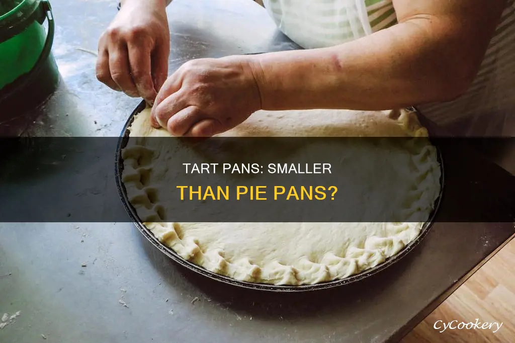 does tart pan hold as much as pie pan