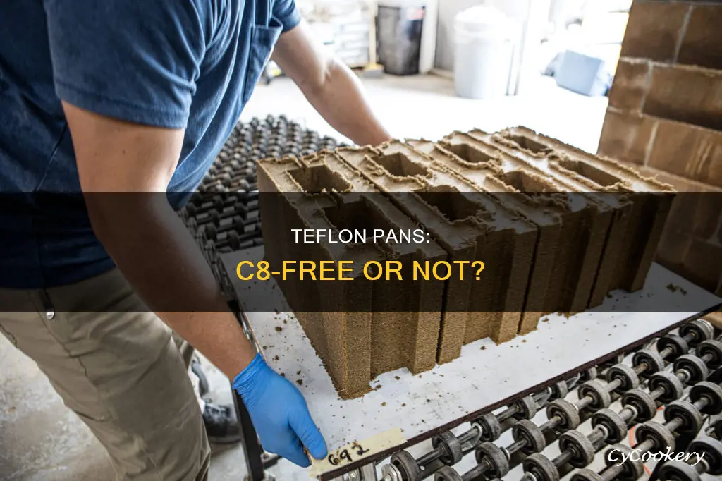 does teflon pans still contain c8