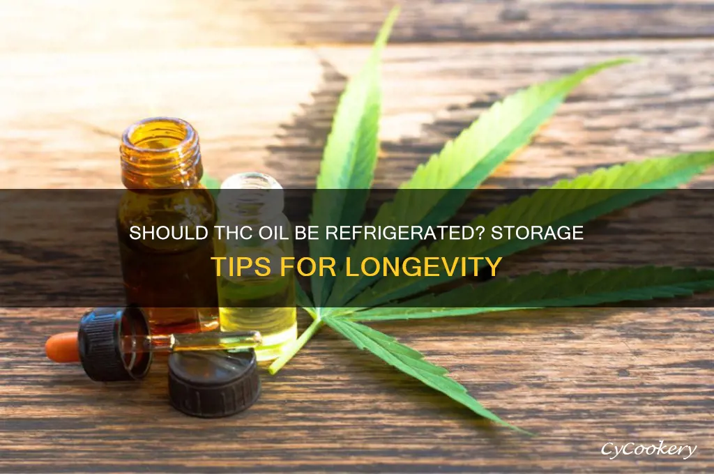 does thc oil have to be refrigerated