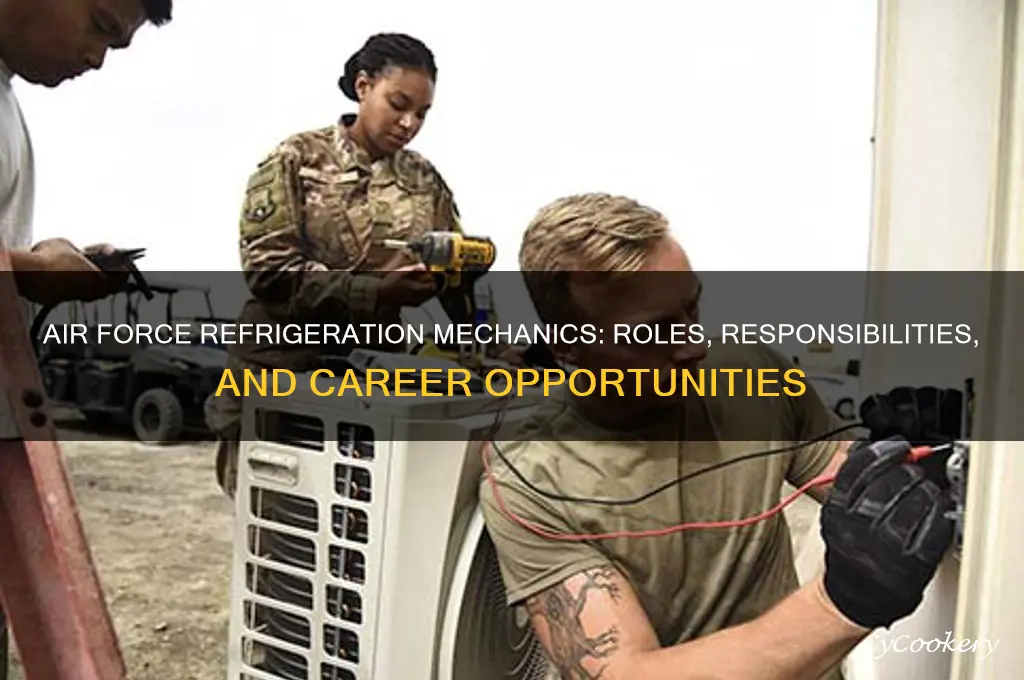 does the air force have refrigeration mechanics