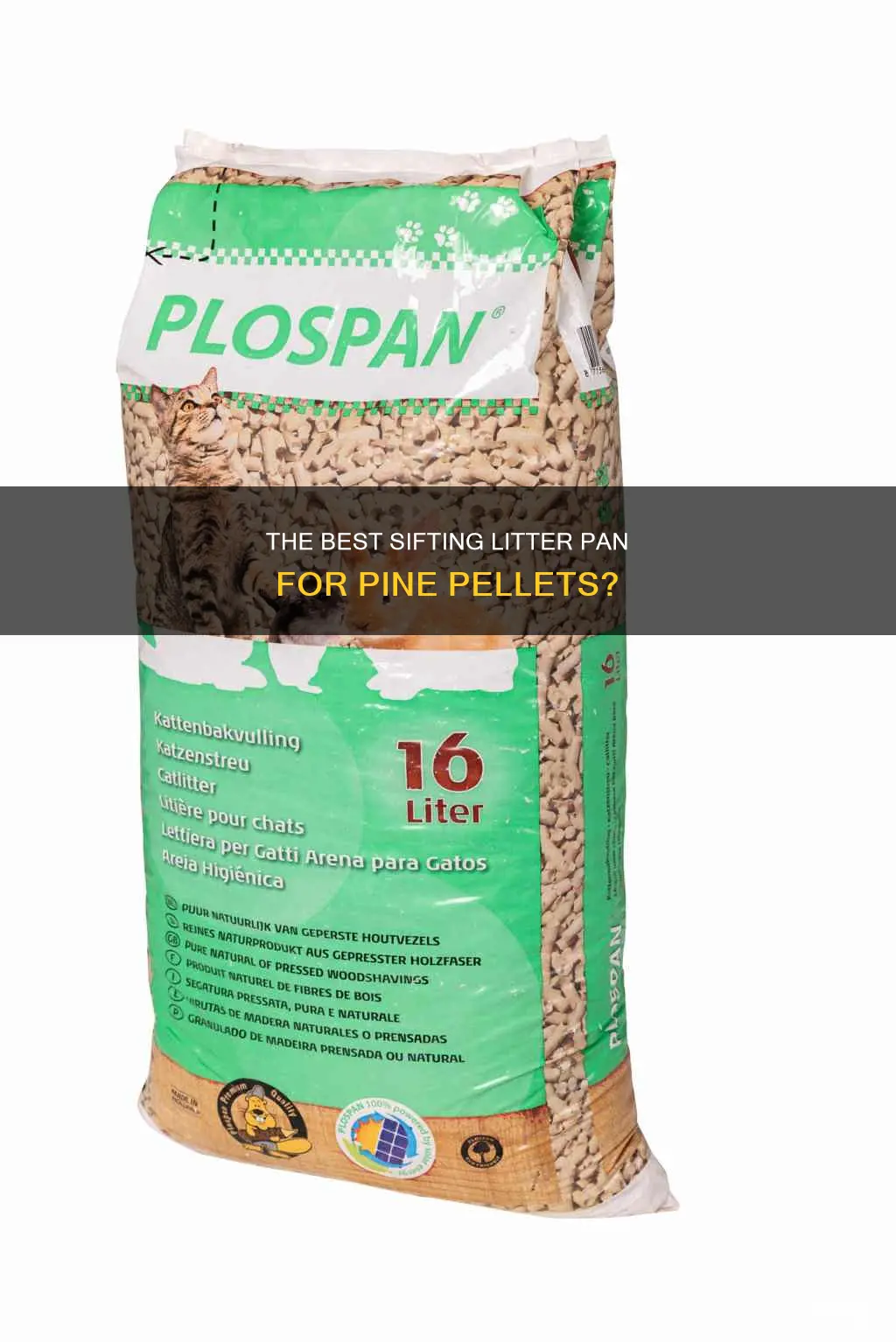 does the armandhammer sifting litter pan work with pne pellets