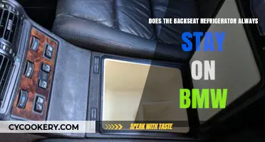 Does the BMW Backseat Refrigerator Stay On Continuously?