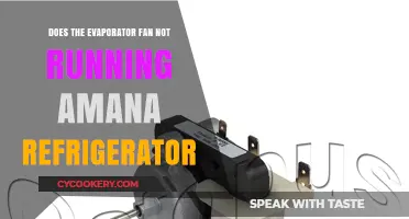 Amana Refrigerator Evaporator Fan Not Running: Causes and Fixes