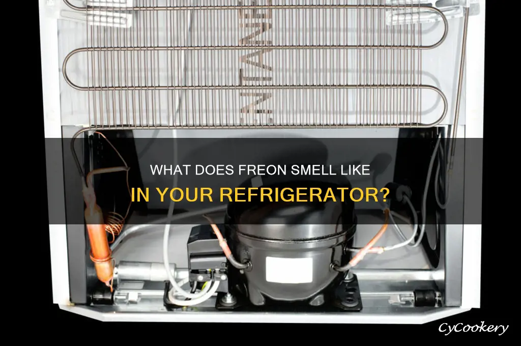 does the freon in the refrigerator smell like