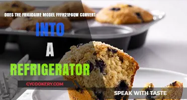 Can Frigidaire FFFH21F6QW Convert to a Refrigerator? Find Out