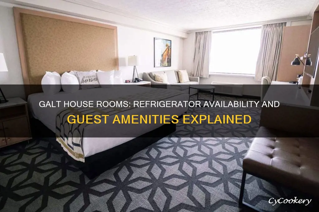 does the galt house rooms have refrigerators