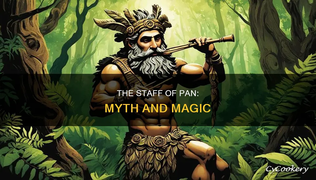 does the god pan have a staff