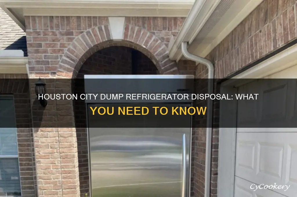 does the houston city dump take refrigerators