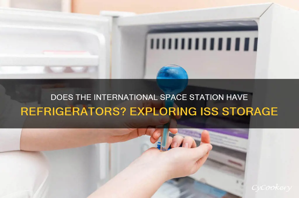 does the international space station have refrigerators