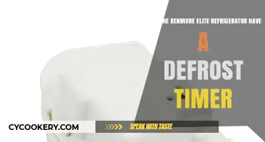 Kenmore Elite Refrigerator Defrost Timer: Functionality and Troubleshooting Guide