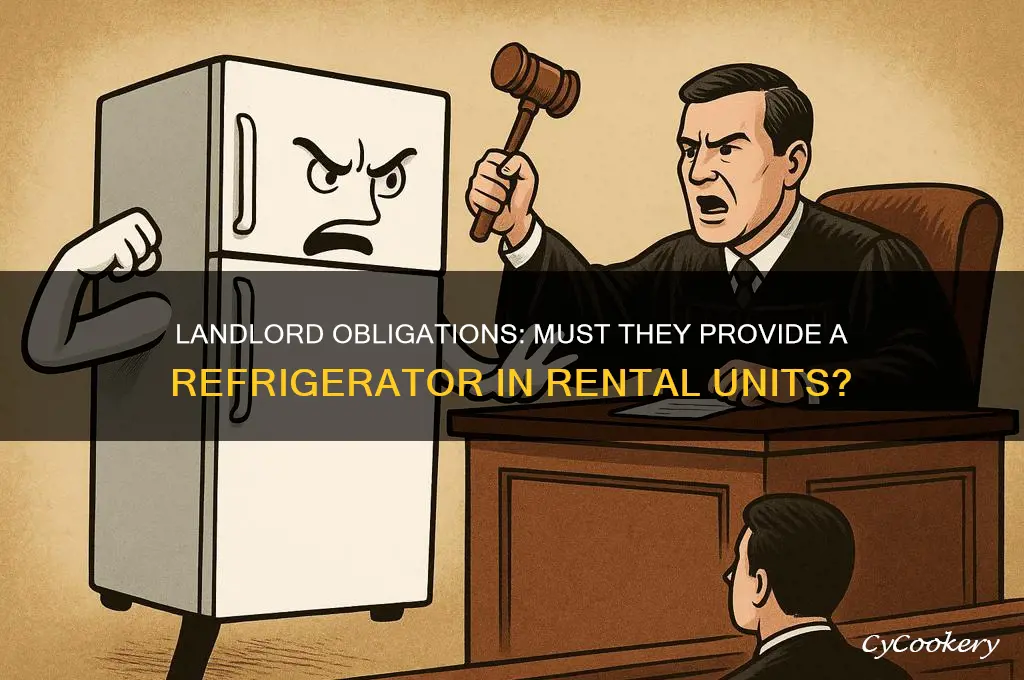 does the landlord have to provide a refrigerator