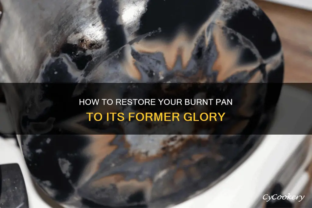 does the metal of a pan change if burnt dry
