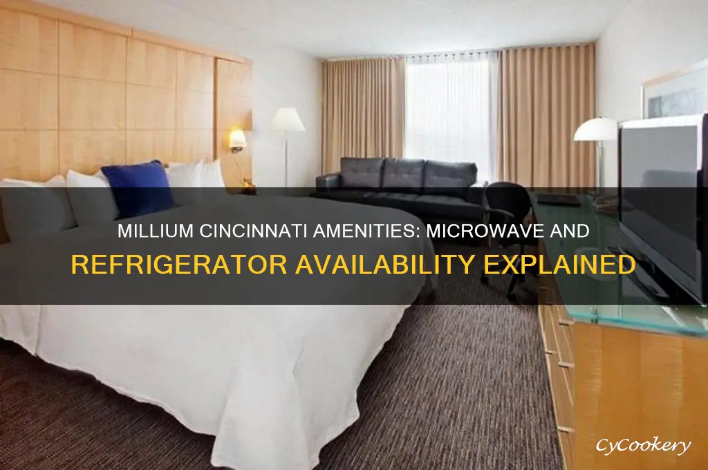 does the millium cincinnati have microwave and refrigerator