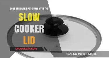 The NutraPot: Slow Cooker Lid Included?