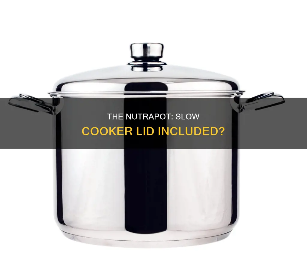 does the nutra pot come with the slow cooker lid