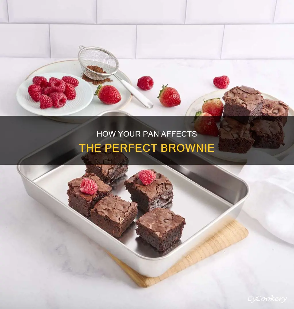 does the pan affect the brownies