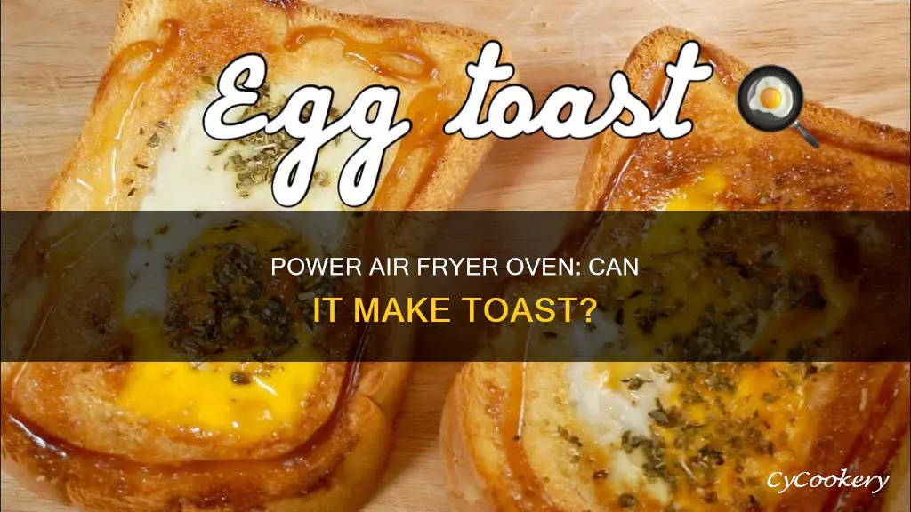 does the power air fryer oven make toast