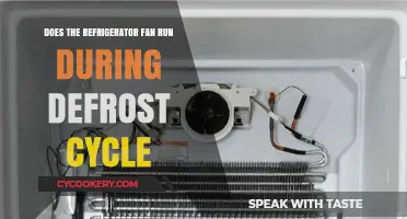 Refrigerator Fan Operation: Does It Run During Defrost Cycle?