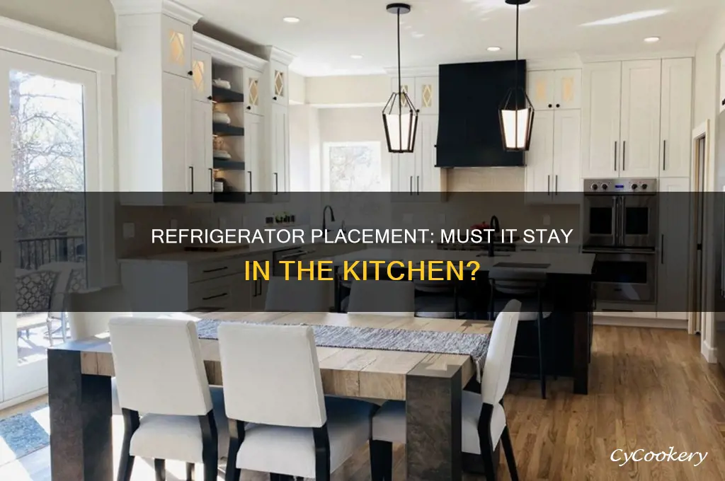 does the refrigerator have to be in the kitchen