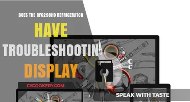 RFG298HD Refrigerator Troubleshooting Display: Features and Functionality Explained